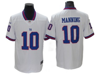 New York Giants #10 Eli Manning White Limited Color Rush Jersey