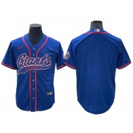 New York Giants Royal Baseball Style Jersey