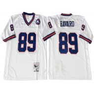 M&N New York Giants #89 Mark Bavaro White 1986 Legacy Jersey