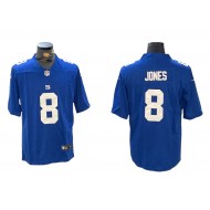 New York Giants #8 Daniel Jones Royal Vapor Limited Jersey