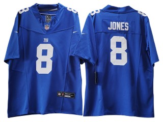 New York Giants #8 Daniel Jones Royal Vapor F.U.S.E. Limited Jersey