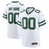 Custom New York Jets White Vapor F.U.S.E. Limited Jersey