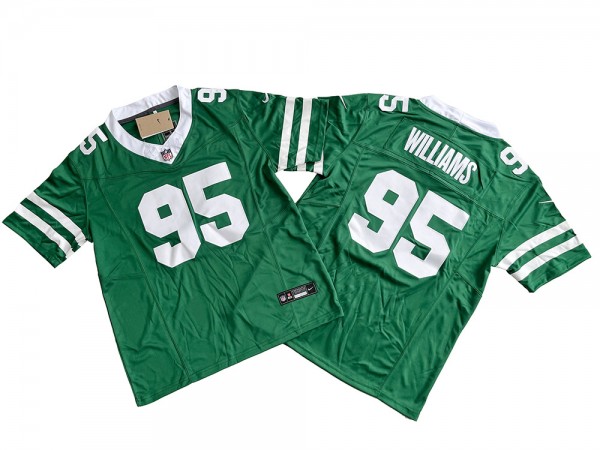 New York Jets #95 Quinnen Williams Green Vapor F.U.S.E. Limited Jersey