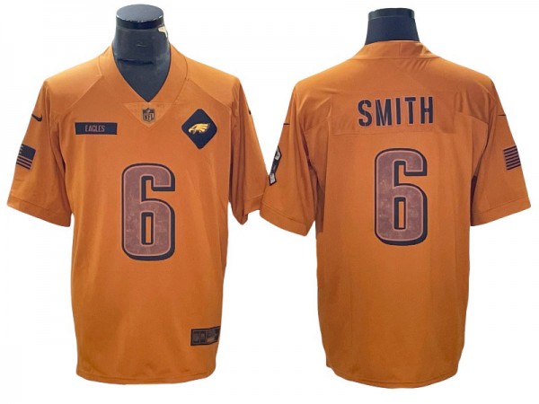 Philadelphia Eagles #6 DeVonta Smith 2023 Salute To Service Limited Jersey