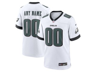 Custom Philadelphia Eagles White Vapor Limited Jersey