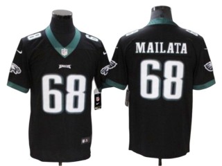 Philadelphia Eagles #68 Jordan Mailata Black Vapor Limited Jersey