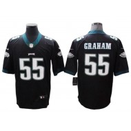 Philadelphia Eagles #55 Brandon Graham Black Vapor Limited Jersey 