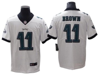 Philadelphia Eagles #11 A.J. Brown White Vapor Limited Jersey