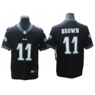 Philadelphia Eagles #11 A.J. Brown Vapor Limited Jersey - Black