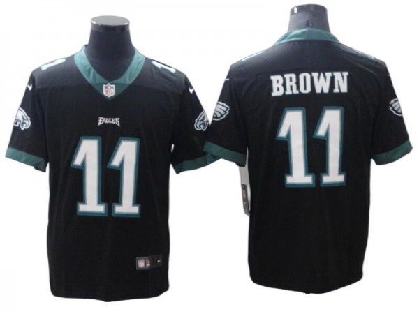 Philadelphia Eagles #11 A.J. Brown Vapor Limited Jersey - Black