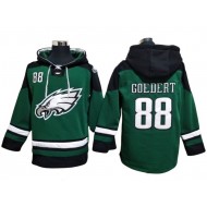 Philadelphia Eagles Green Lace-Up Pullover Hoodie