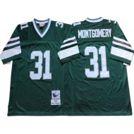 M&N Philadelphia Eagles #31 Wilbert Montgomery Green Legacy Jersey