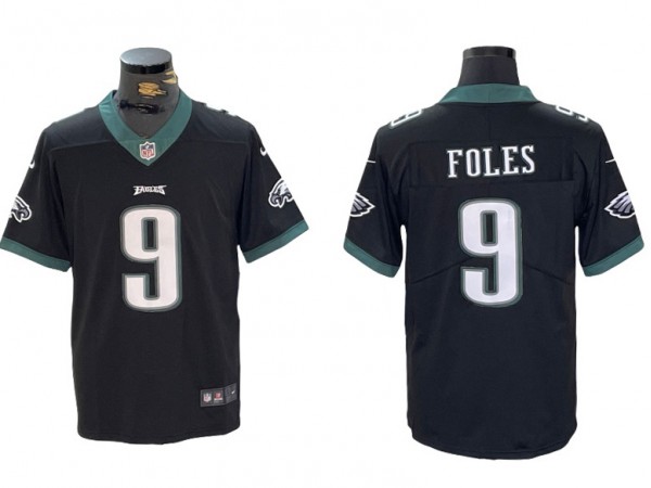 Philadelphia Eagles #9 Nick Foles Black Vapor Limited Retired Player Jersey