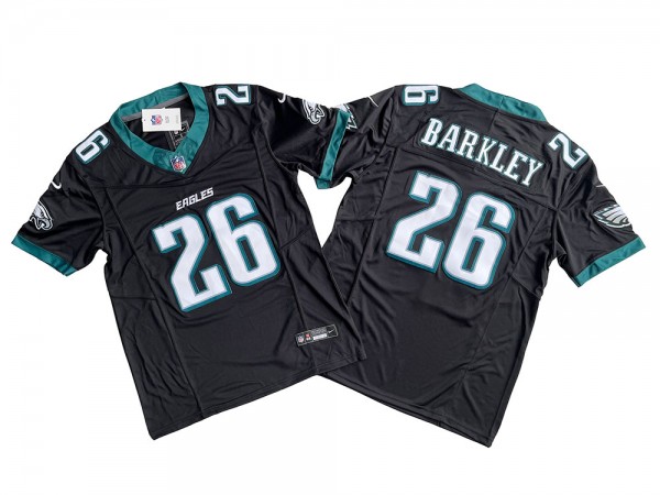 Philadelphia Eagles #26 Saquon Barkley Vapor F.U.S.E. Limited Jersey - Black