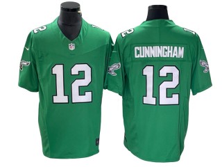 Philadelphia Eagles #12 Randall Cunningham Vapor F.U.S.E. Limited Jersey - Kelly Green