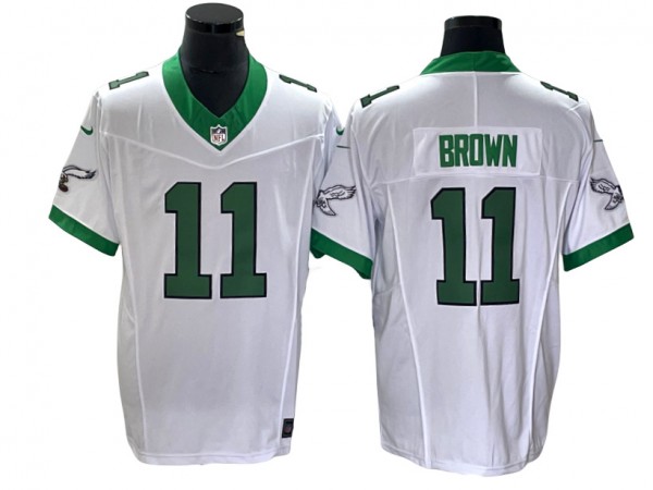 Philadelphia Eagles #11 A.J. Brown Alternate Vapor F.U.S.E. Limited Jersey - White