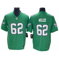 Philadelphia Eagles #62 Jason Kelce Kelly Green Vapor F.U.S.E. Limited Jersey