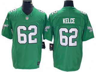 Philadelphia Eagles #62 Jason Kelce Kelly Green Vapor F.U.S.E. Limited Jersey