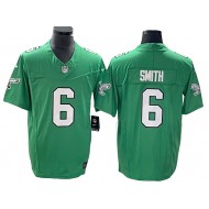 Philadelphia Eagles #6 DeVonta Smith Vapor F.U.S.E. Limited Jersey - Kelly Green