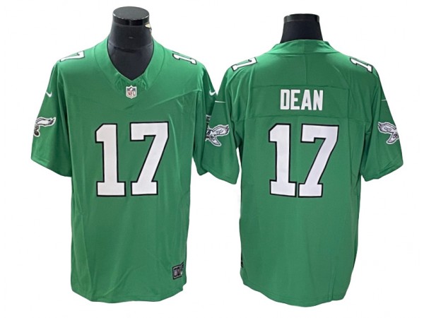 Philadelphia Eagles #17 Nakobe Dean Vapor F.U.S.E. Limited Jersey - Kelly Green