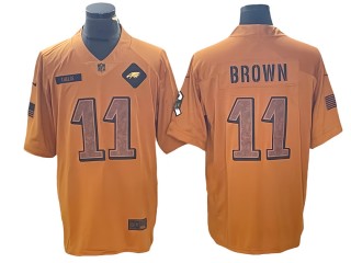 Philadelphia Eagles #11 A.J. Brown 2023 Salute To Service Limited Jersey