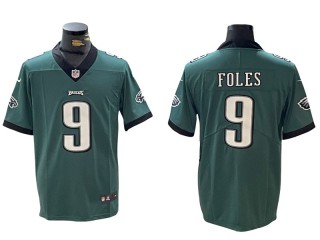 Philadelphia Eagles #9 Nick Foles Green Vapor Limited Retired Player Jersey