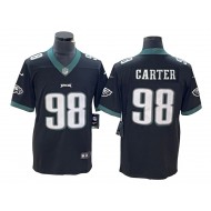 Philadelphia Eagles #98 Jalen Carter Black Vapor Limited Jersey