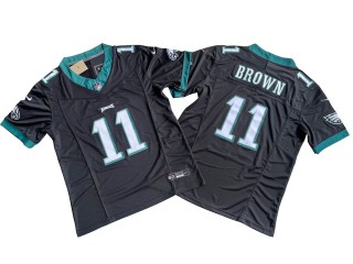 Philadelphia Eagles #11 A.J. Brown Vapor F.U.S.E. Limited Jersey - Black