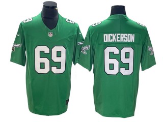 Philadelphia Eagles #69 Landon Dickerson Vapor F.U.S.E. Limited Jersey - Kelly Green