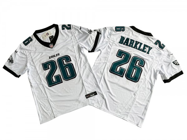 Philadelphia Eagles #26 Saquon Barkley Vapor F.U.S.E. Limited Jersey - White