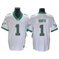 Philadelphia Eagles #1 Jalen Hurts Alternate Vapor F.U.S.E. Limited Jersey - White