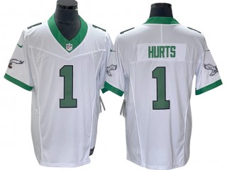 Philadelphia Eagles #1 Jalen Hurts Alternate Vapor F.U.S.E. Limited Jersey - White