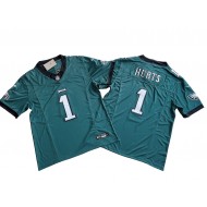 Philadelphia Eagles #1 Jalen Hurts Vapor F.U.S.E. Limited Jersey - Green