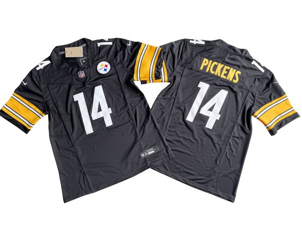 Pittsburgh Steelers #14 George Pickens Black Vapor F.U.S.E. Limited Jersey