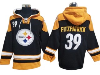 Pittsburgh Steelers #39 Minkah Fitzpatrick Black Pullover Hoodie