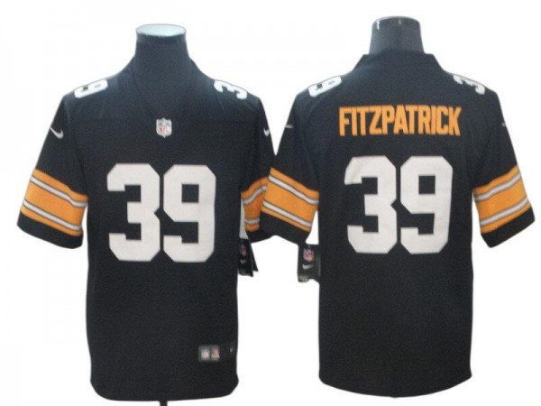 Pittsburgh Steelers #39 Minkah Fitzpatrick Black Alternate Vapor Limited Jersey