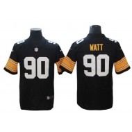 Pittsburgh Steelers #90 T.J. Watt Black Alternate Vapor Limited Jersey