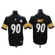 Pittsburgh Steelers #90 T.J. Watt Black Vapor Limited Jersey