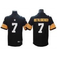 Pittsburgh Steelers #7 Ben Roethlisberger Black Alternate Vapor Limited Jersey