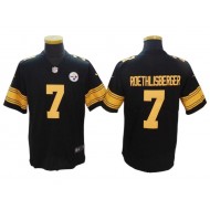 Pittsburgh Steelers #7 Ben Roethlisberger Limited Color Rush Jersey