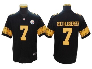 Pittsburgh Steelers #7 Ben Roethlisberger Limited Color Rush Jersey