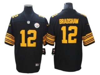 Pittsburgh Steelers #12 Terry Bradshaw Limited Color Rush Jersey