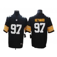 Pittsburgh Steelers #97 Cameron Heyward Alternate Black Vapor Limited Jersey