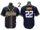 Pittsburgh Steelers #22 Najee Harris Baseball Style Jersey - White/Gold/Black