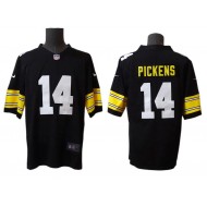 Pittsburgh Steelers #14 George Pickens Black Alternate Vapor Limited Jersey