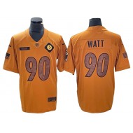 Pittsburgh Steelers #90 T.J. Watt Brown 2023 Salute To Service Limited Jersey