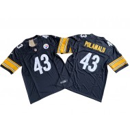 Pittsburgh Steelers #43 Troy Polamalu Black Vapor F.U.S.E. Limited Jersey - Custom