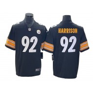 Pittsburgh Steelers #92 James Harrison Black Vapor Limited Jersey