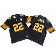 Pittsburgh Steelers #22 Najee Harris Vapor F.U.S.E. Limited Color Rush Jersey