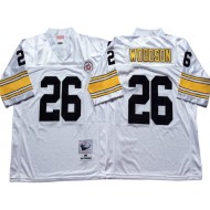 M&N Pittsburgh Steelers #26 Rod Woodson White Legacy Jersey